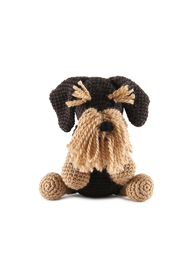 wire, haired, dachshundl, eds animals, edwards crochet, edwards menagerie, kerry lord